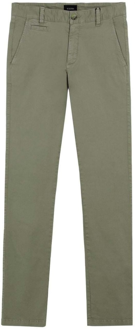 Scalpers Chino nohavice  kaki