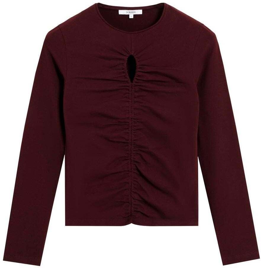 Scalpers Tričko  burgundská