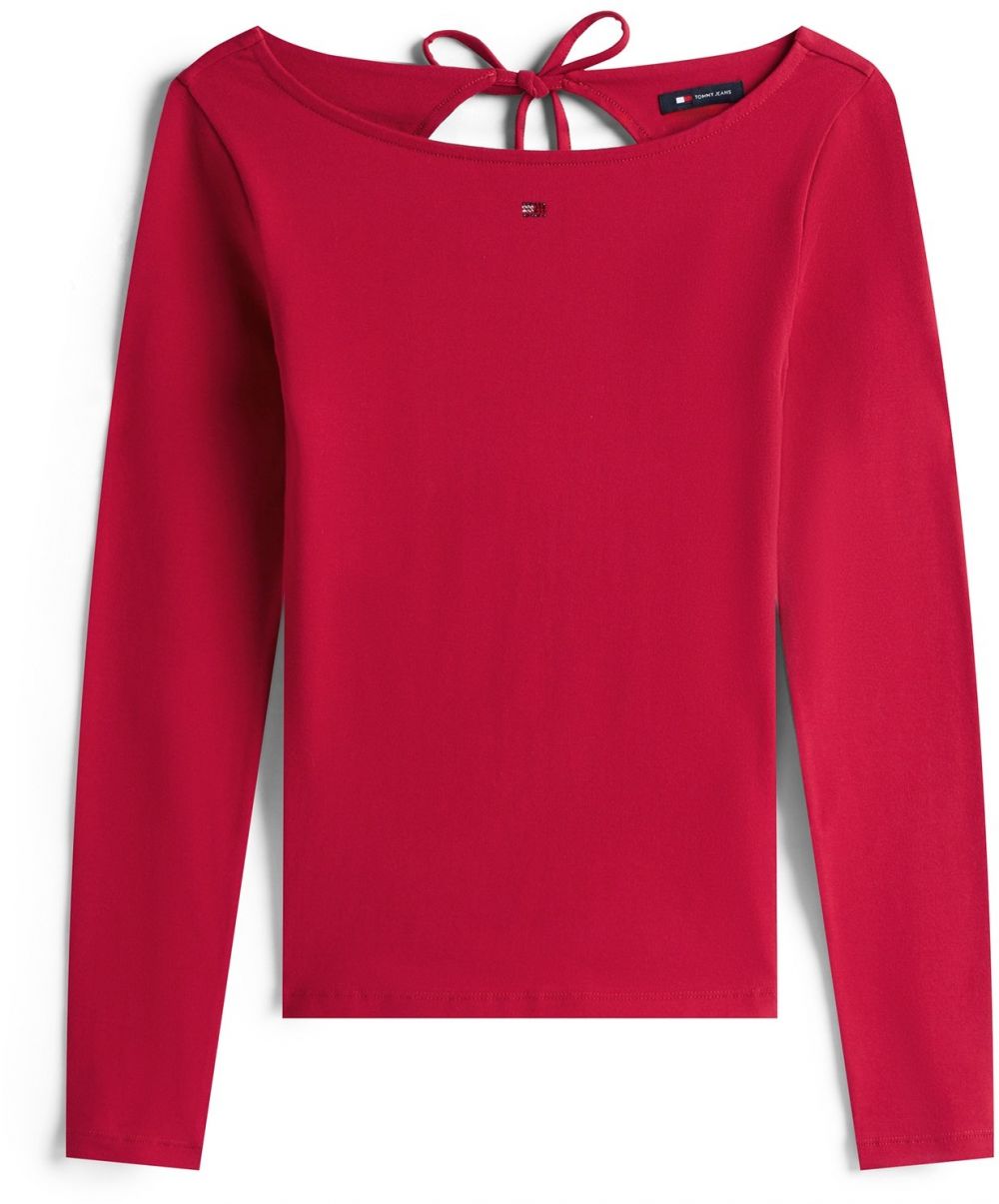 Tommy Jeans Tričko  červená