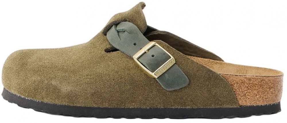 BIRKENSTOCK Šľapky 'Boston LEOI/LEVE'  olivová / jedľová