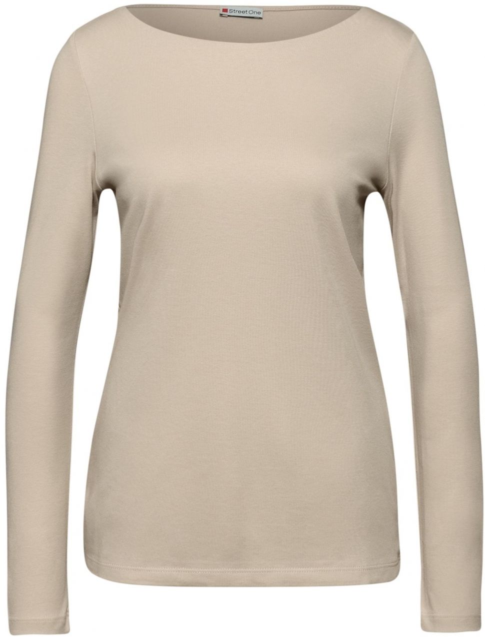 STREET ONE Tričko 'New Lanea'  svetlobéžová