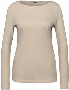 STREET ONE Tričko 'New Lanea'  svetlobéžová