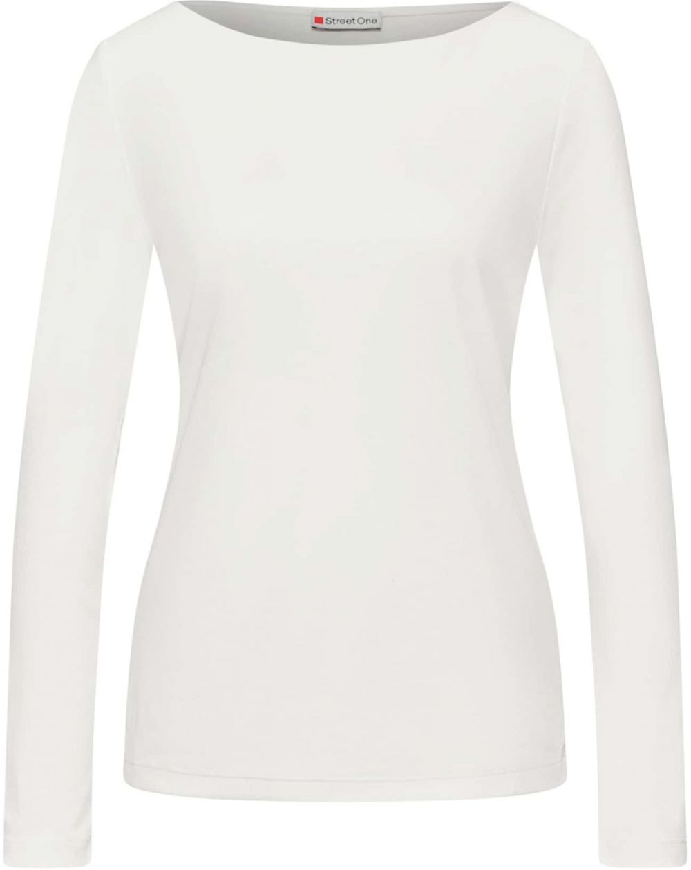 STREET ONE Tričko 'Lanea'  šedobiela