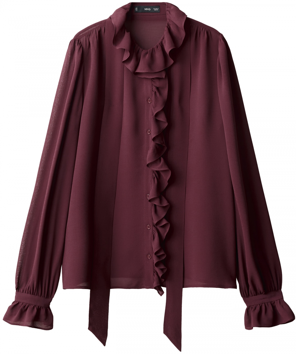 MANGO Blúzka 'Bologna'  bordová