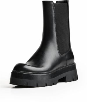 Bershka Chelsea čižmy  čierna