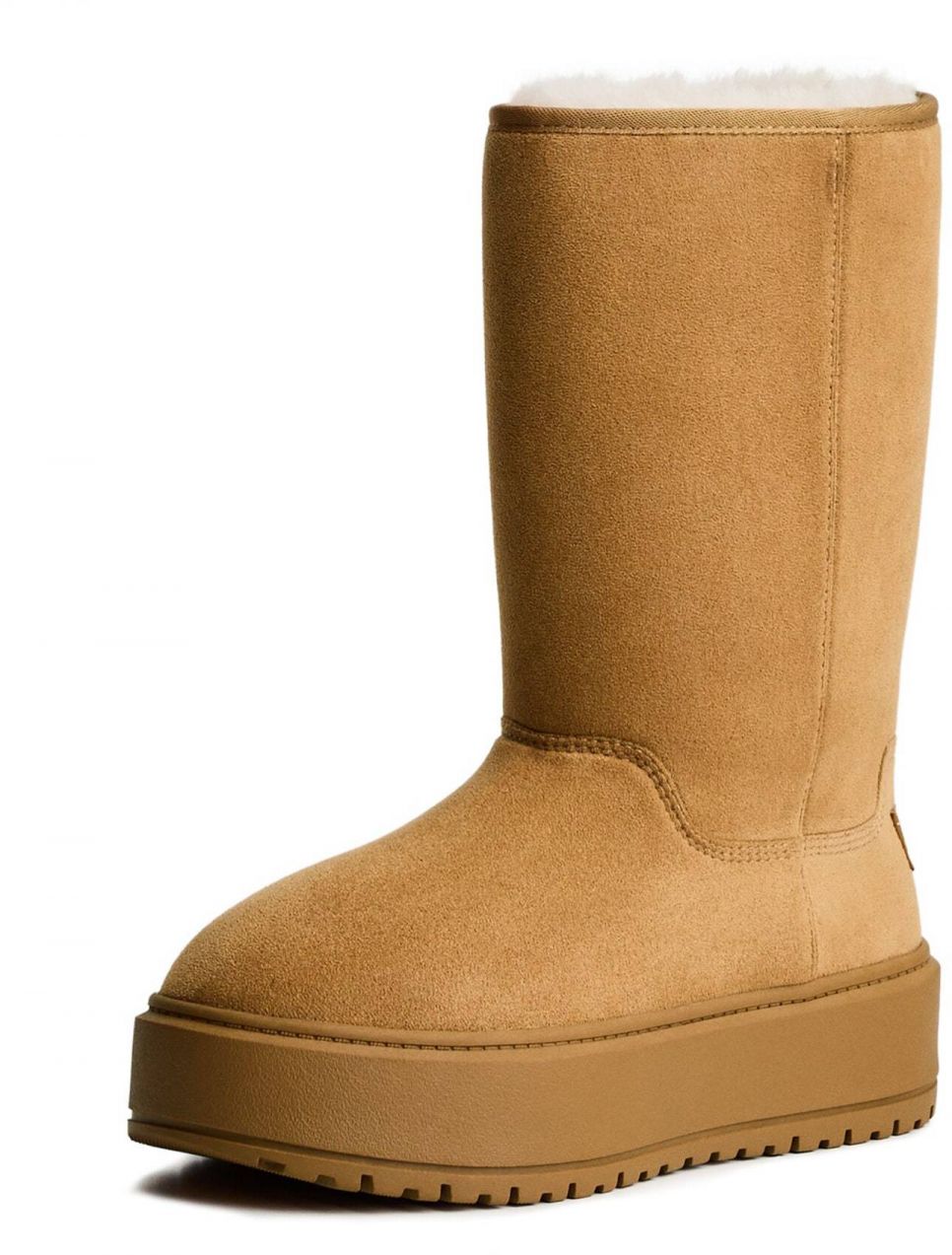 Bershka Nízke čižmy  farba ťavej srsti