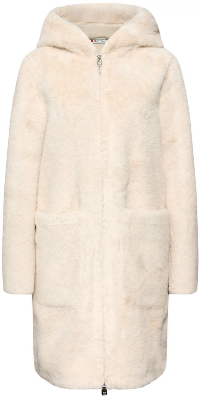 STREET ONE Prechodný kabát  piesková