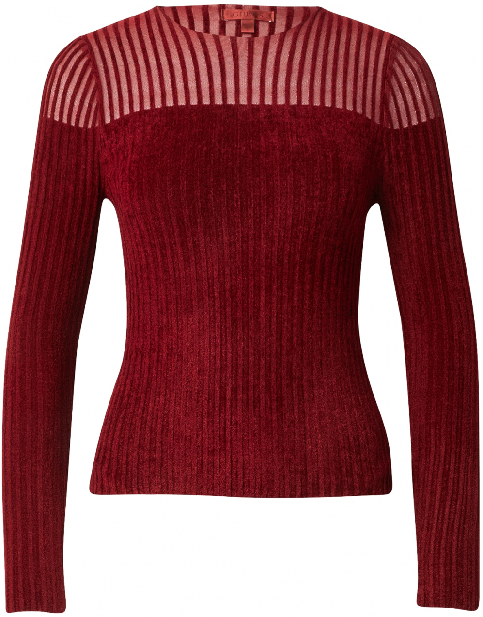 GUESS Sveter 'ROWENA'  tmavočervená