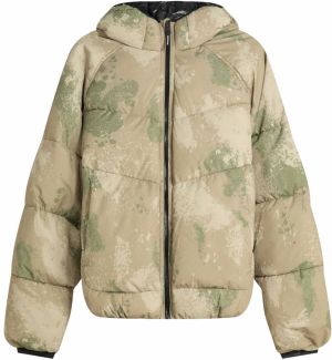 Bershka Prechodná bunda  kaki / olivová / pastelovo zelená