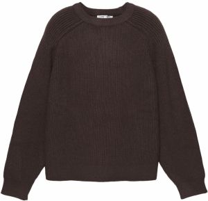 Pull&Bear Sveter  tmavohnedá