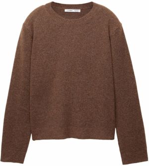 Pull&Bear Sveter  tmavohnedá