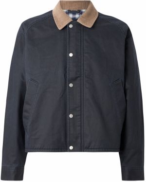 Abercrombie & Fitch Prechodná bunda  piesková / námornícka modrá