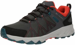 COLUMBIA Poltopánky 'PEAKFREAK II'  grafitová / petrolejová / neónovo oranžová / čierna