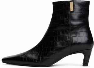 TOMMY HILFIGER Členkové čižmy  čierna