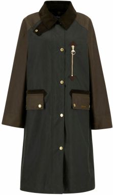 Barbour Prechodný kabát 'Evette'  tmavohnedá / olivová