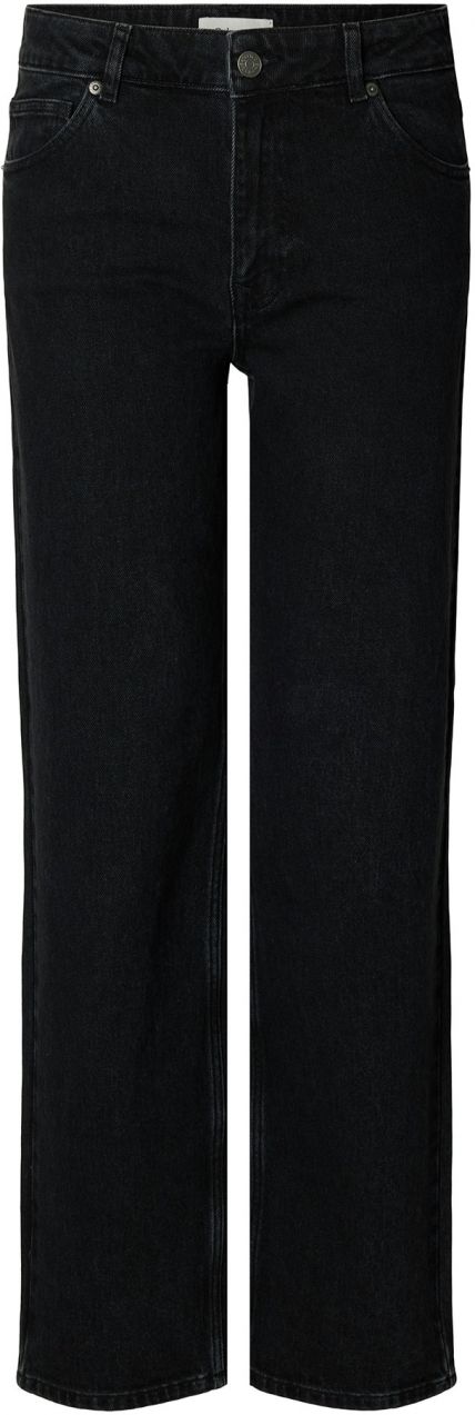 SELECTED Džínsy 'SLFBEA-KORI'  čierny denim