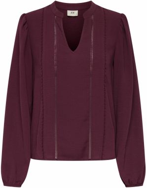 JDY Blúzka 'JDYRACHEL'  gaštanová