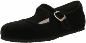 BIRKENSTOCK Baleríny s ramienkom 'Santa Clarita'  čierna