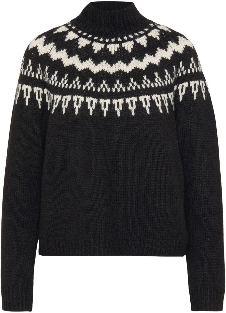 Vero Moda Tall Sveter  čokoládová / biela