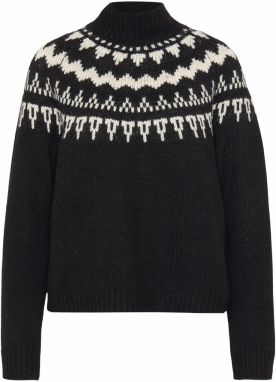 Vero Moda Tall Sveter  čokoládová / biela