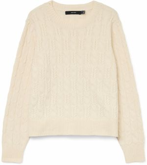 VERO MODA Sveter  slonová kosť