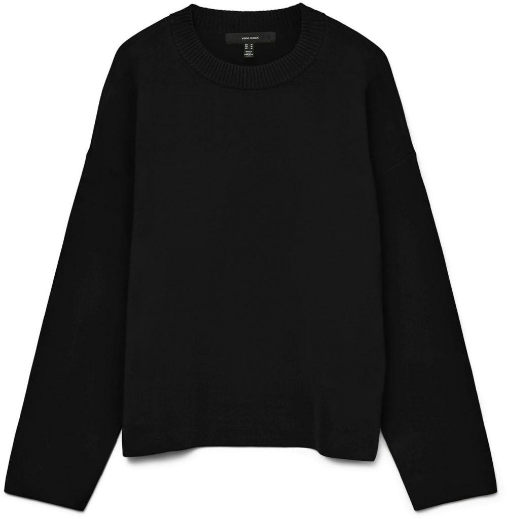 VERO MODA Sveter 'VMSILJE'  čierna
