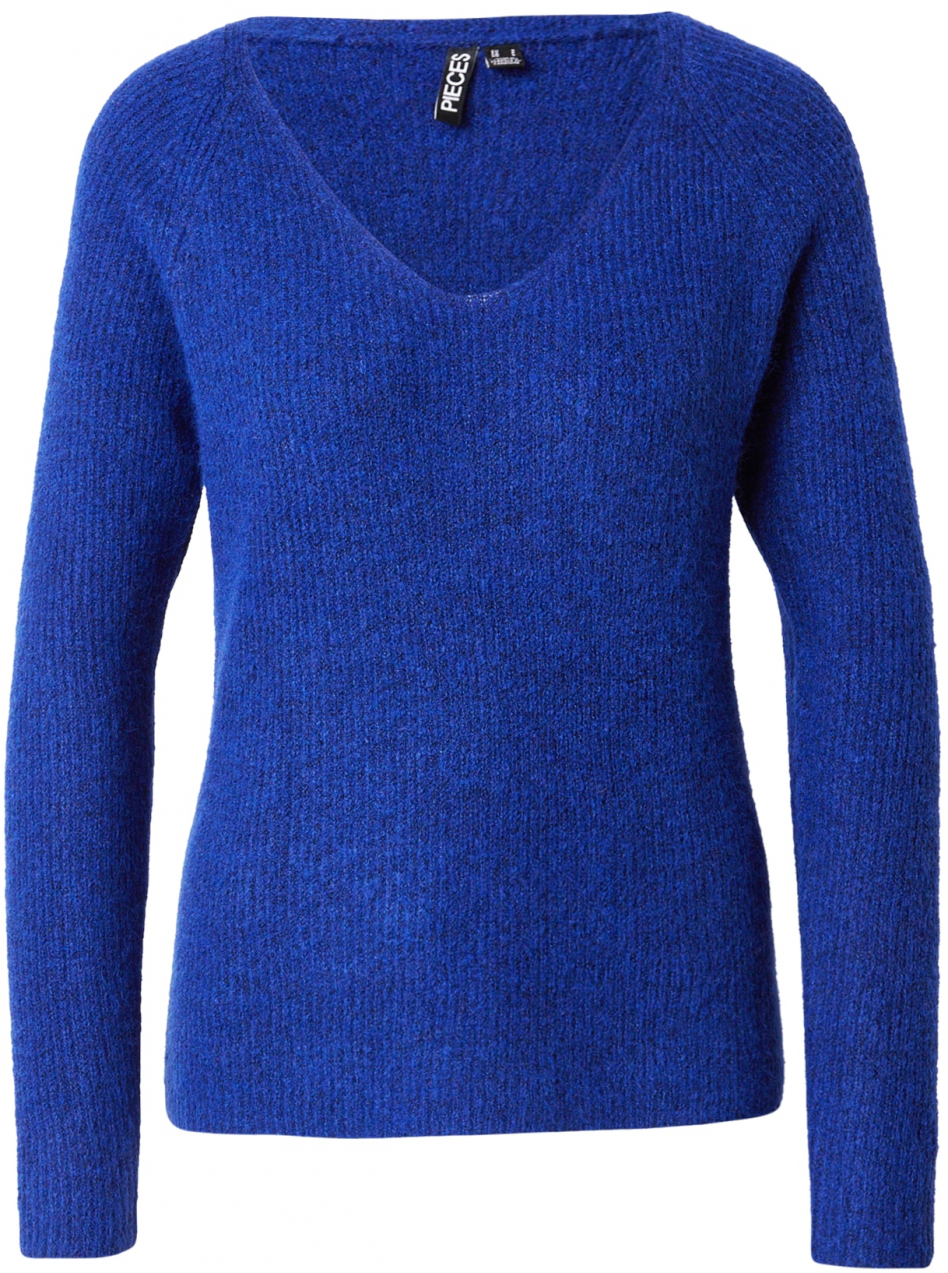 PIECES Sveter 'PCEllen'  tmavomodrá