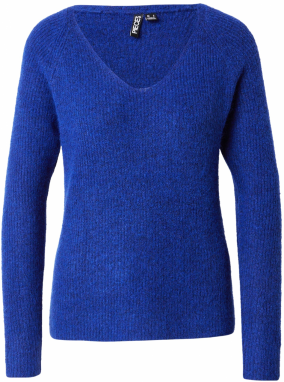 PIECES Sveter 'PCEllen'  tmavomodrá