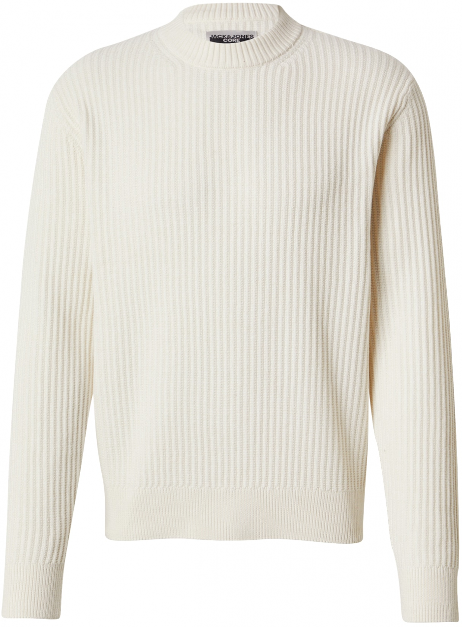 JACK & JONES Sveter 'JCOGRID'  krémová