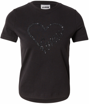 GUESS Tričko 'LOVE'  čierna