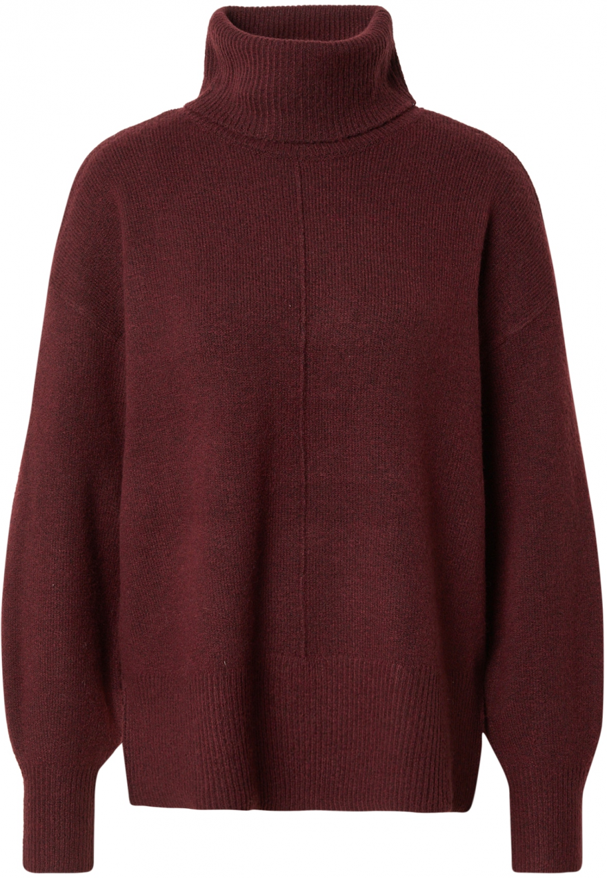 PIECES Sveter 'PCMALOU'  vínovo červená