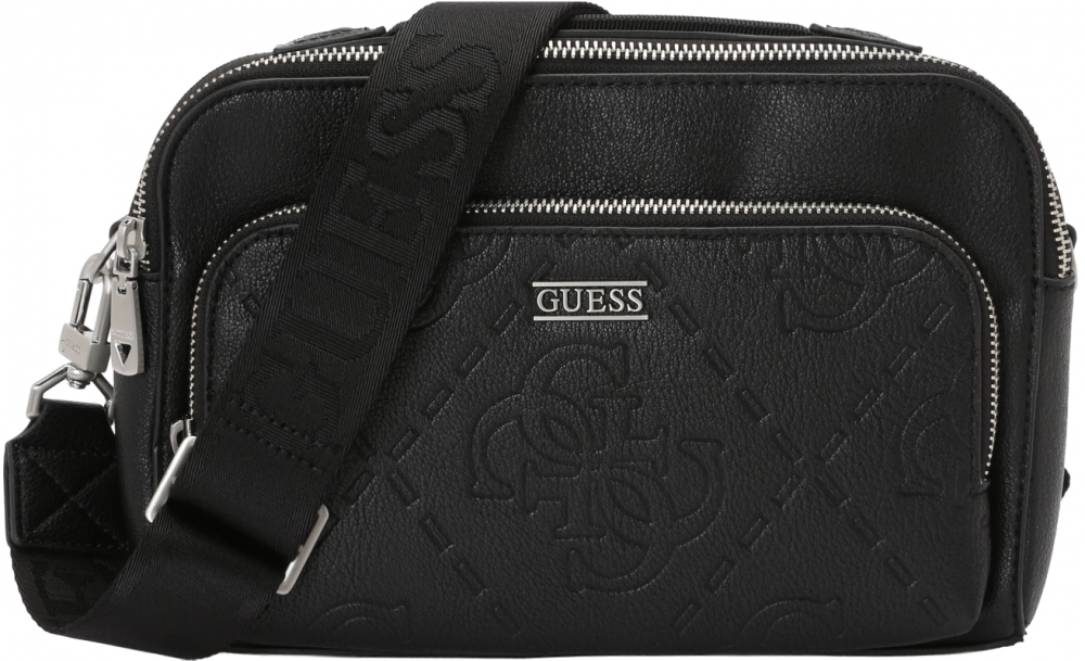 GUESS Taška cez rameno 'BOSTON'  zlatá / čierna