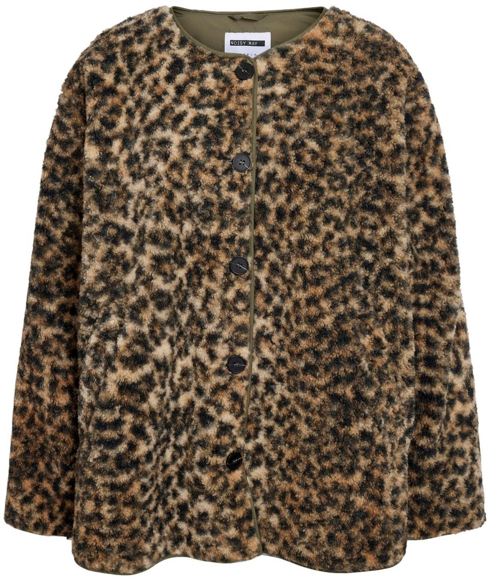 Noisy may Prechodná bunda 'NMFELINE'  béžová / hnedá / čierna