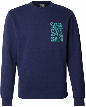 SCOTCH & SODA Mikina  námornícka modrá / tyrkysová