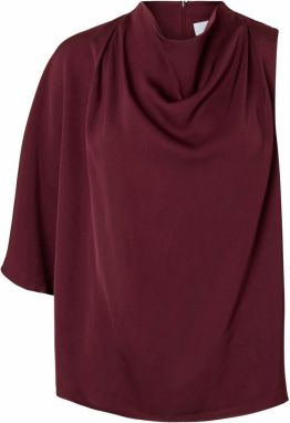 SELECTED Blúzka 'SLFLAURINA'  farba lesného ovocia