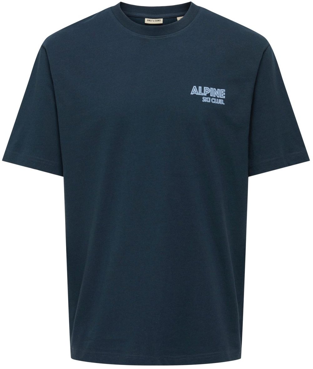 Only & Sons Tričko 'ONSMILO'  tmavomodrá / svetlomodrá