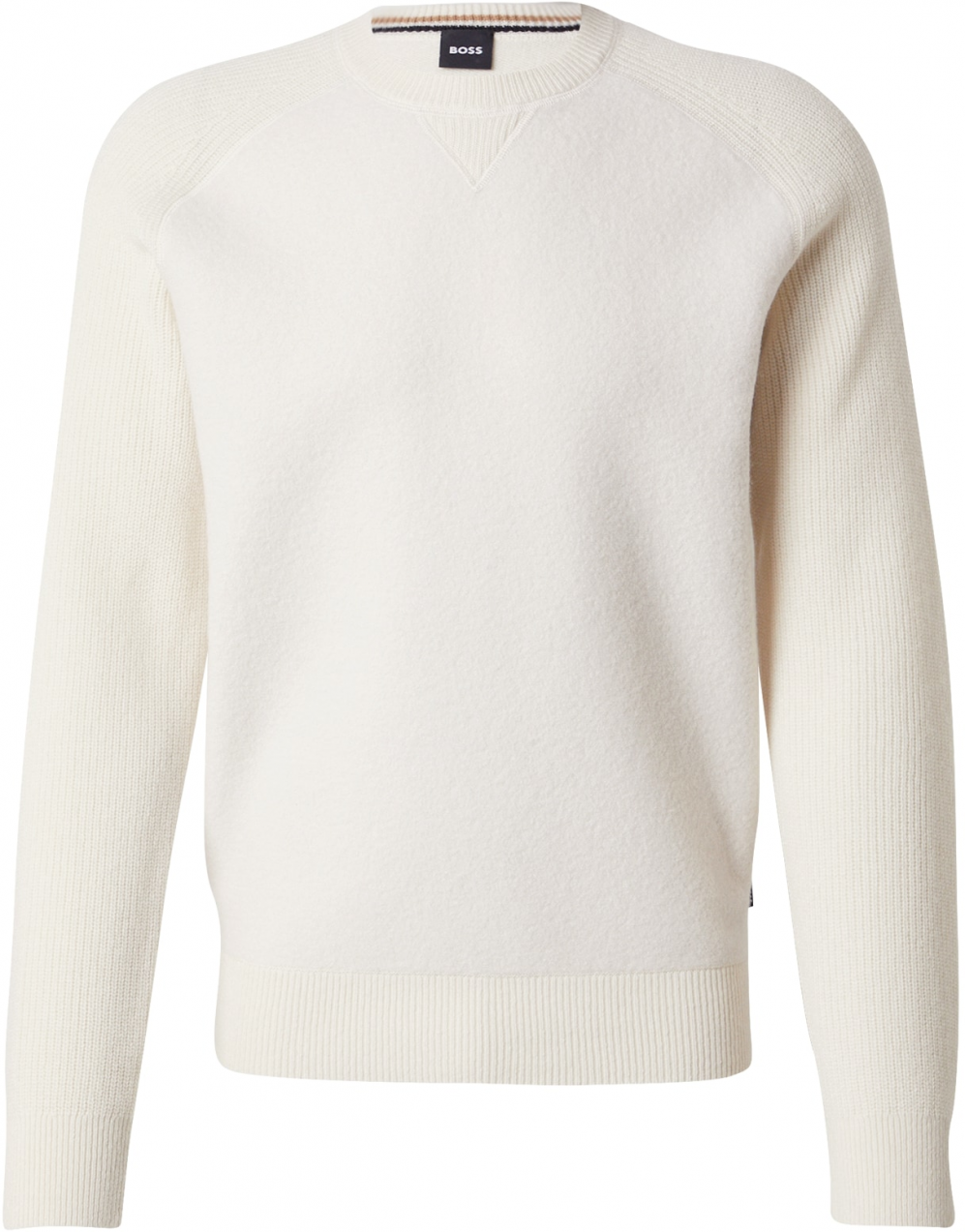 BOSS Sveter 'Hero'  biela ako vlna
