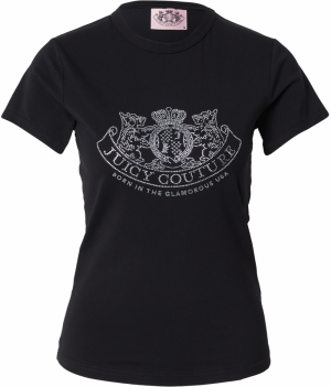 Juicy Couture Tričko 'DOG CREST HILTON'  čierna