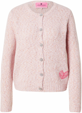 LIEBLINGSSTÜCK Kardigán 'Medea'  svetlobéžová / levanduľová / ružová / svetloružová