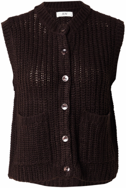 JDY Pletená vesta 'JDYMABEL'  čokoládová