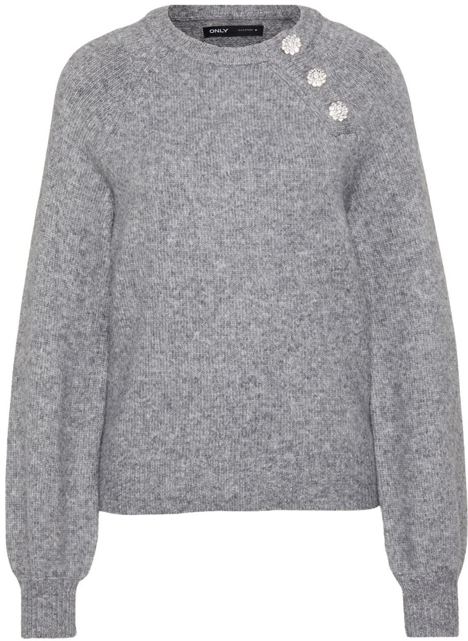 Only Tall Sveter 'ONLLAUREN'  sivá melírovaná