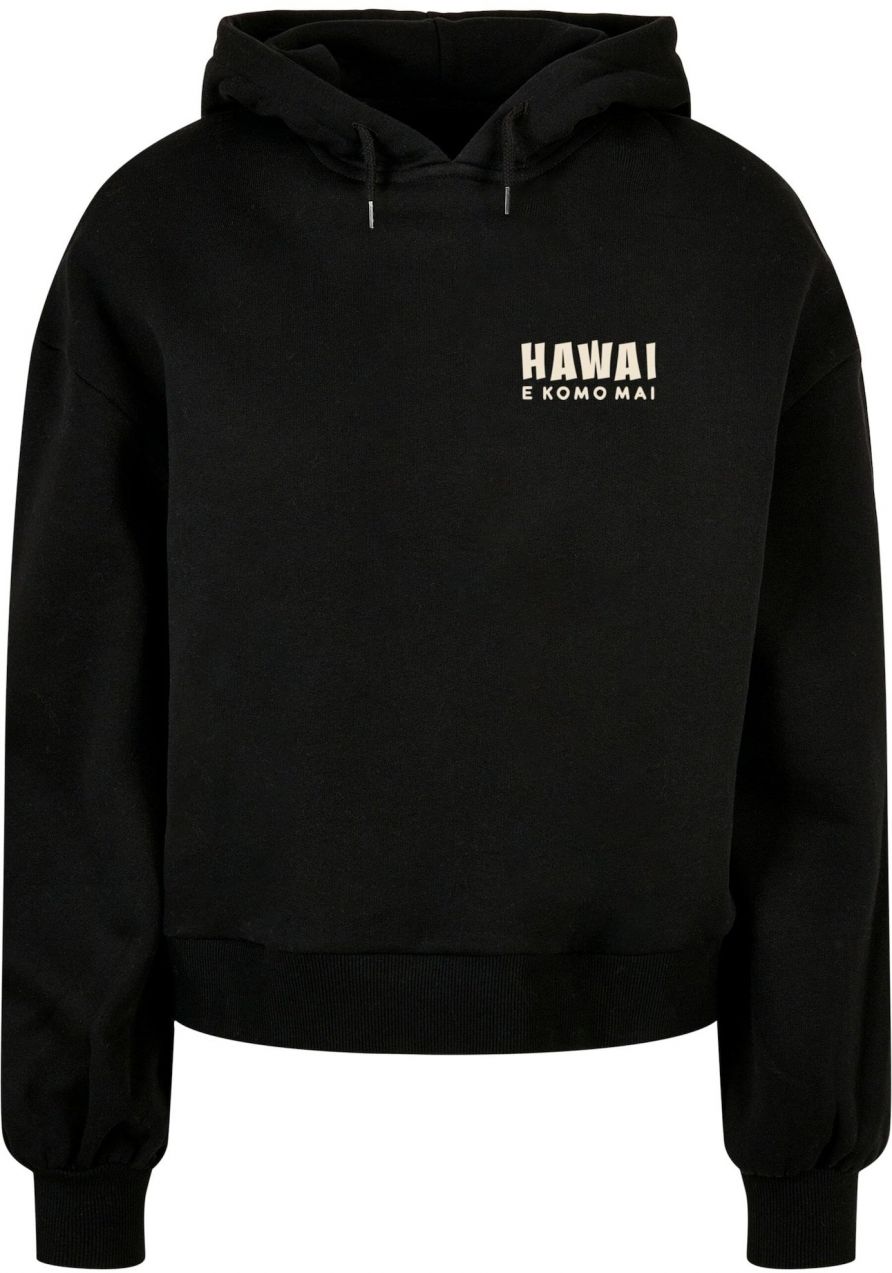 Merchcode Mikina 'Hawai'  nebielená / čierna