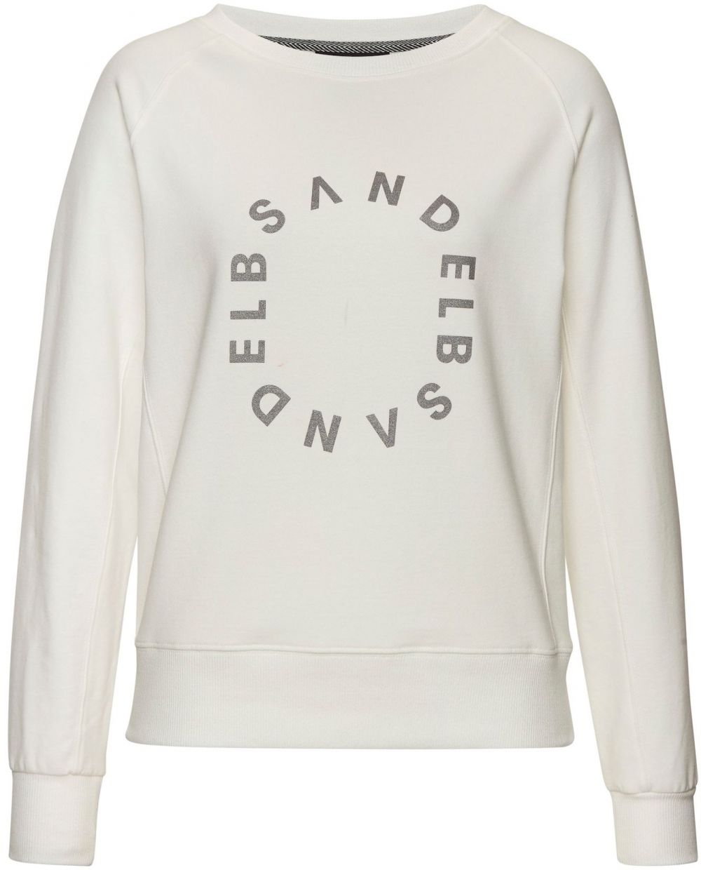 Elbsand Mikina  krémová / strieborná
