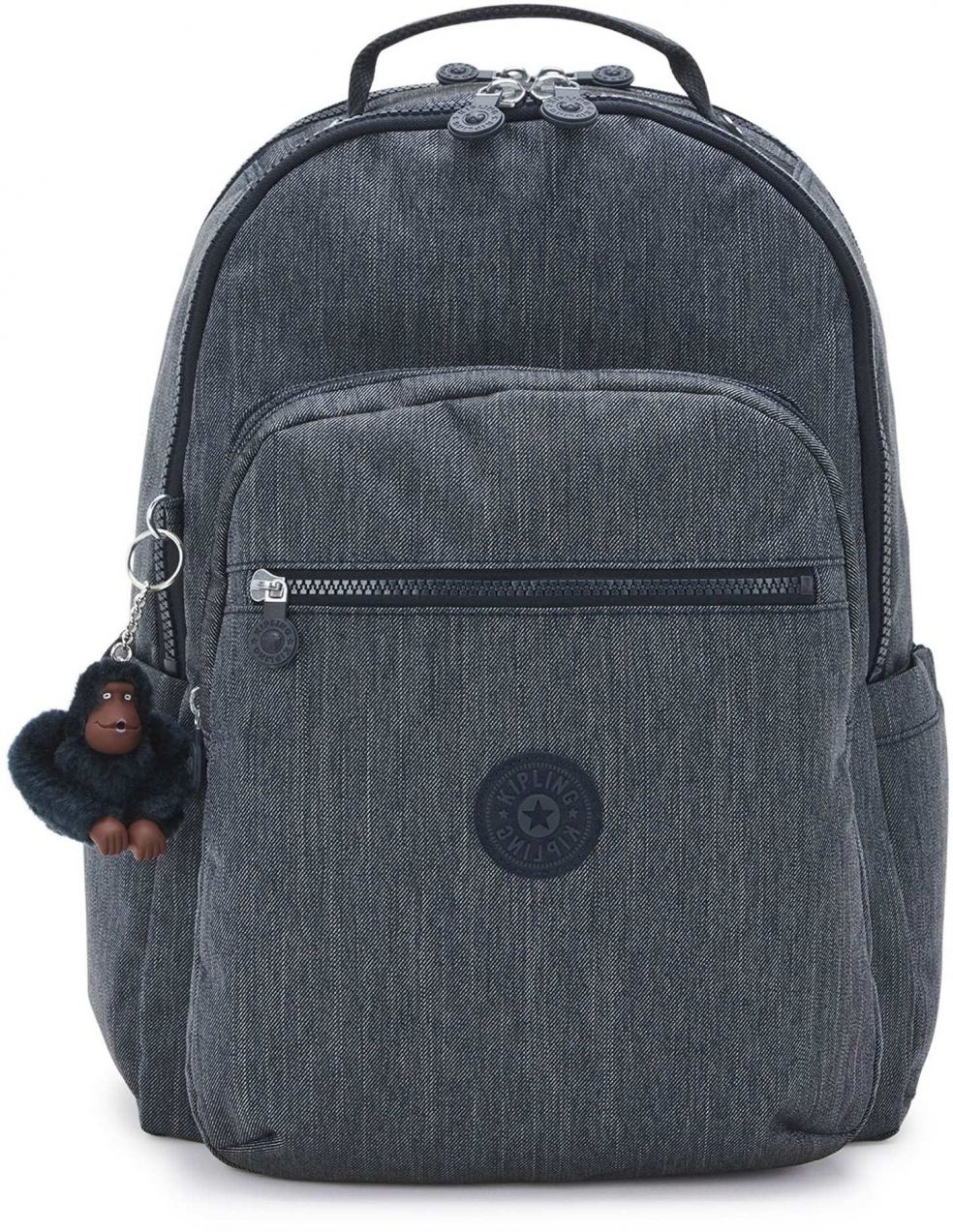 KIPLING Batoh 'Seoul'  svetlosivá / tmavosivá