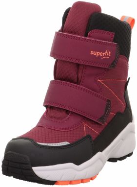 SUPERFIT Snehule 'CULUSUK 2.0'  oranžová / rubínová / čierna