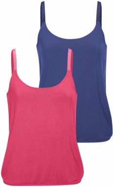 VIVANCE Top  námornícka modrá / svetloružová