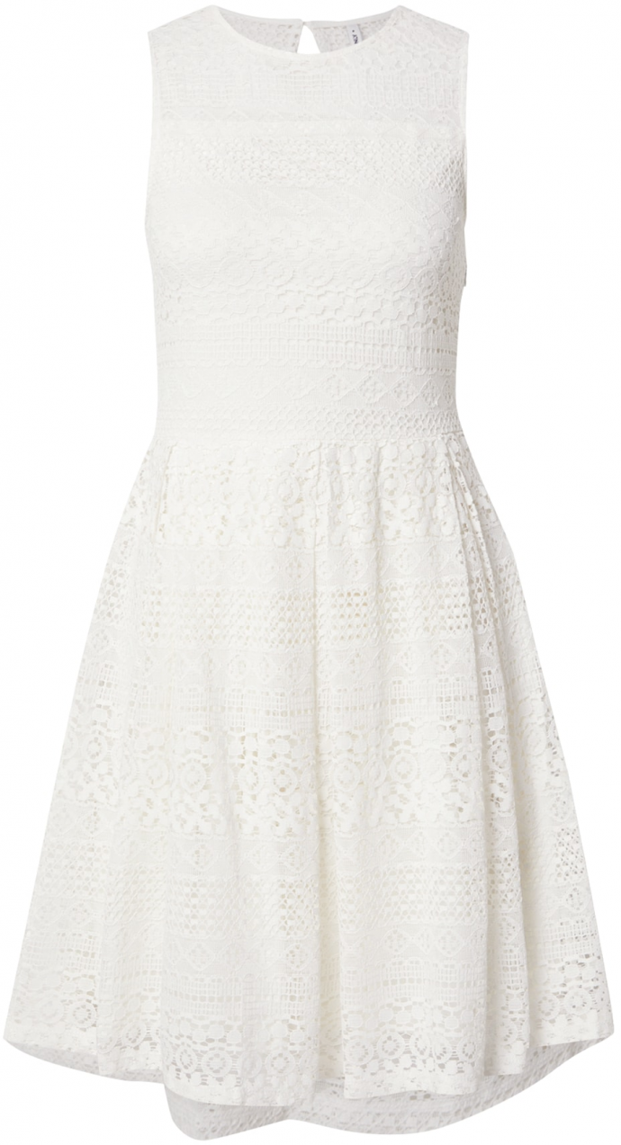 ONLY Kokteilové šaty 'ONLFILICIA'  biela