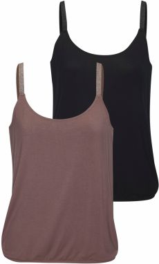 VIVANCE Top  tmavošedá / čierna