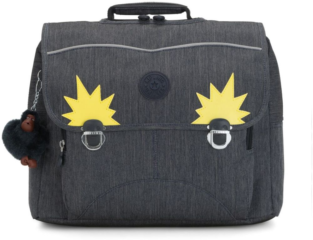 KIPLING Batoh 'Iniko'  námornícka modrá / žltá