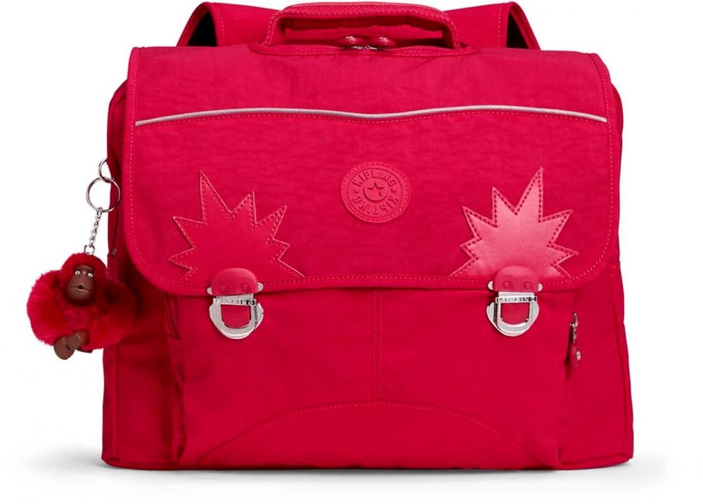 KIPLING Batoh 'Iniko'  tmavoružová